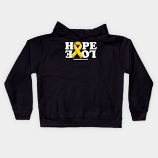 Childhood Cancer Support | Gold Ribbon Squad Support Childhood Cancer awareness Kids Hoodie